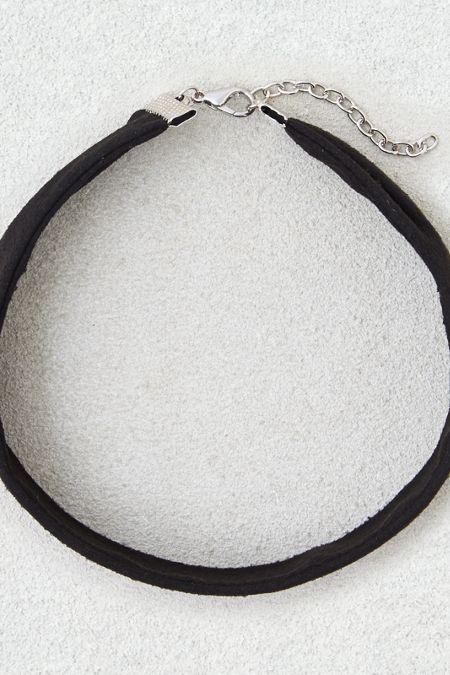 American Eagle Outfitters Ae Black Wide Suede Choker