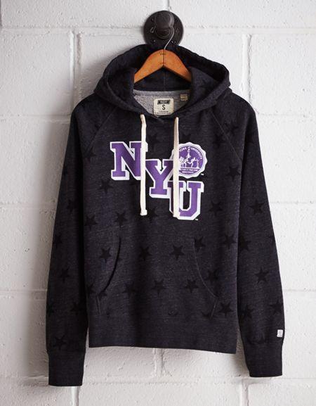 Tailgate Women's Nyu Terry Fleece Star Hoodie