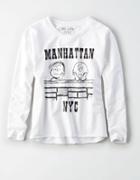 American Eagle Outfitters Peanuts Nyc Graphic Sweatshirt
