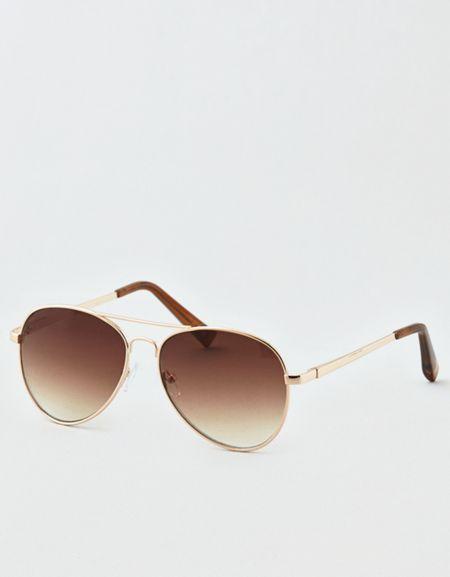 American Eagle Outfitters Ae Smoke Aviator Sunglasses
