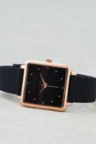 American Eagle Outfitters Ae Square Face Rubber Watch
