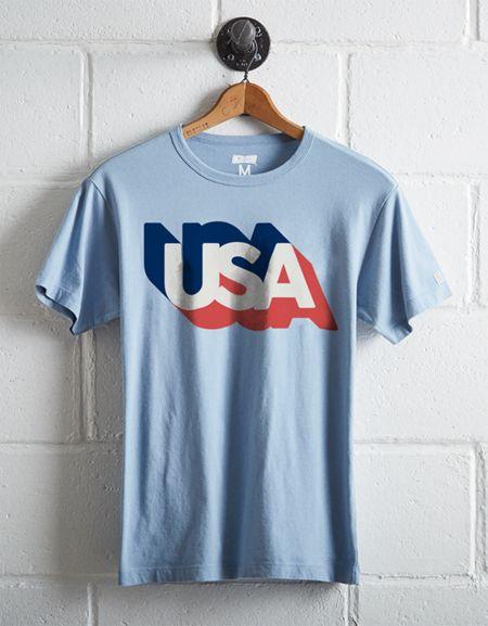 Tailgate Men's Retro Usa T-shirt