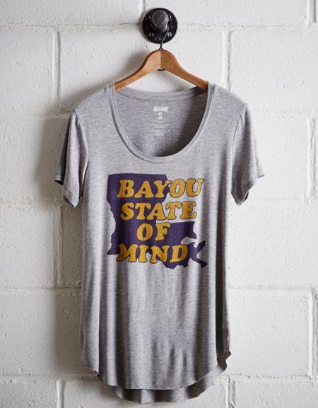 Tailgate Women's Lsu Tigers Scoop Neck Tee