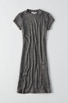 American Eagle Outfitters Don't Ask Why Ribbed Short Sleeve Dress