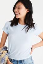 American Eagle Outfitters Ae Soft & Sexy Ribbed Tomgirl Raglan T-shirt