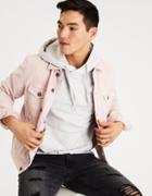 American Eagle Outfitters Ae Pink Denim Jacket