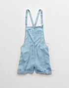 Aerie Chambray Overall Shorts