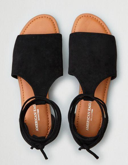 American Eagle Outfitters Covered Ankle Tie Sandal