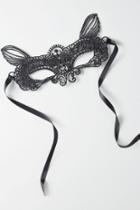 American Eagle Outfitters Ae Black Lace Face Mask