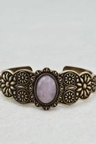American Eagle Outfitters Ae Rose Quartz Flower Cuff