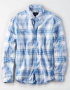 American Eagle Outfitters Ae Classic Madras Button-down Shirt