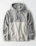 American Eagle Outfitters Ae Graphic Colorblock Hoodie
