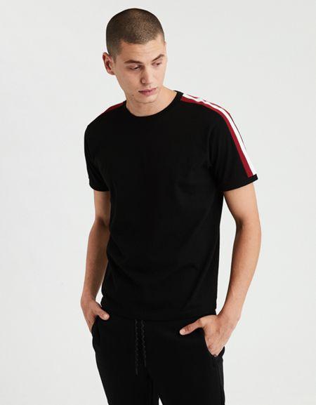 American Eagle Outfitters Ae Shoulder Stripe T-shirt