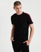 American Eagle Outfitters Ae Shoulder Stripe T-shirt