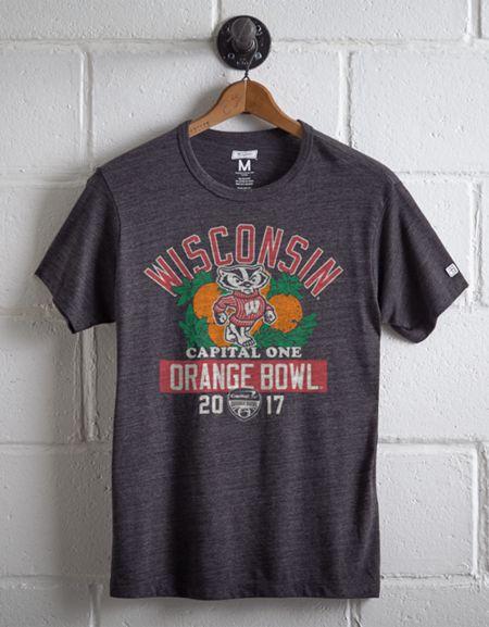 Tailgate Men's Wisconsin Orange Bowl T-shirt