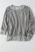 American Eagle Outfitters Don't Ask Why Distressed Terry Sweatshirt