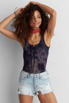 American Eagle Outfitters Ae Soft & Sexy Lace-up Bodysuit