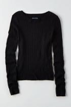 American Eagle Outfitters Ae Ribbed Crop Sweater