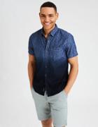 American Eagle Outfitters Ae Dip Dye Chambray Button-down Shirt