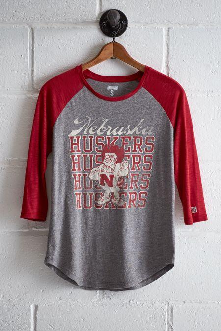 Tailgate Women's Nebraska Huskers Raglan