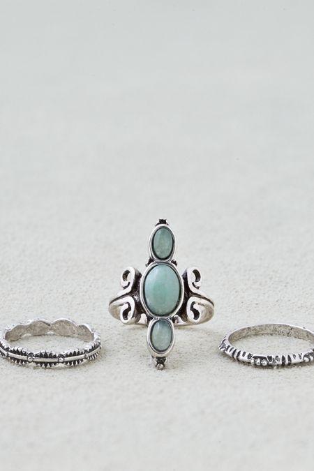 American Eagle Outfitters Ae Green Adventurine Triple