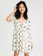 American Eagle Outfitters Ae Lace Trim Shift Dress