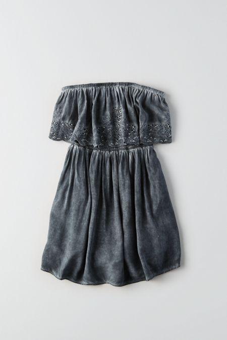 American Eagle Outfitters Ae Strapless Dress Romper