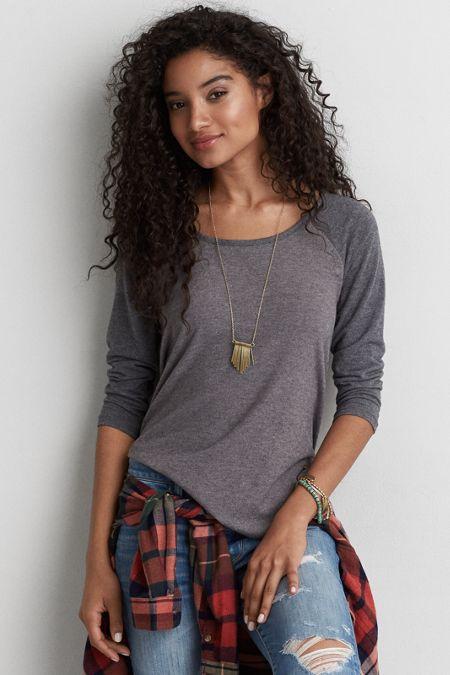 American Eagle Outfitters Ae Soft & Sexy Plush T-shirt