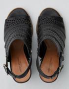 American Eagle Outfitters Ae Peep Toe Sling Back Sandal
