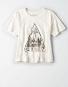 American Eagle Outfitters Studded Def Leppard Shrunken Graphic T-shirt