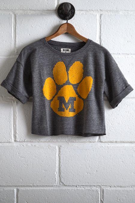 Tailgate Women's Missouri Cropped Sweatshirt