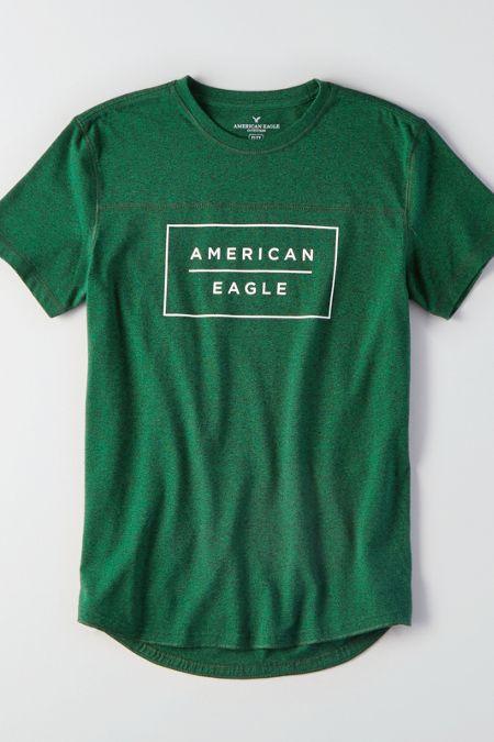 American Eagle Outfitters Ae Flex Logo Graphic Tee
