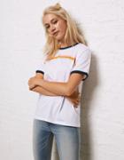 American Eagle Outfitters Don't Ask Why Ringer Graphic Tee