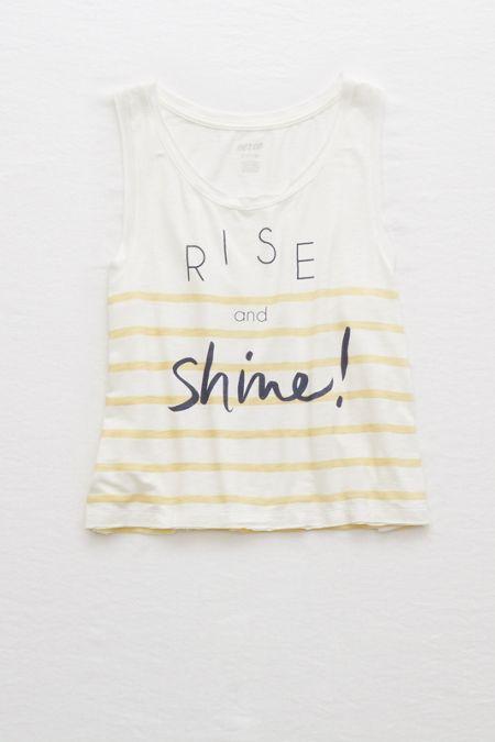 Aerie Raw Hem Graphic Tank