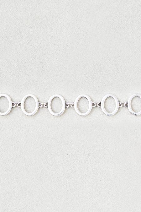 American Eagle Outfitters Ae Linked Oval Chains Choker