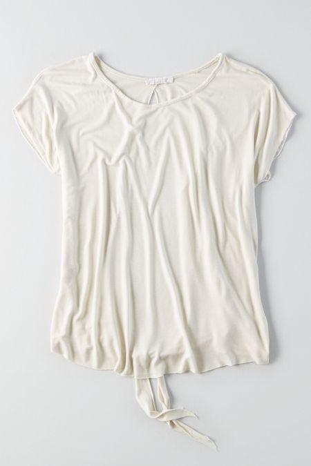 American Eagle Outfitters Don't Ask Why Tie-back T-shirt