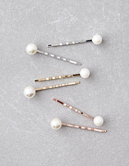 American Eagle Outfitters Ae Pearl Bobby Pin Set
