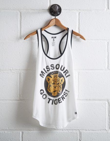 Tailgate Women's Missouri Ringer Tank