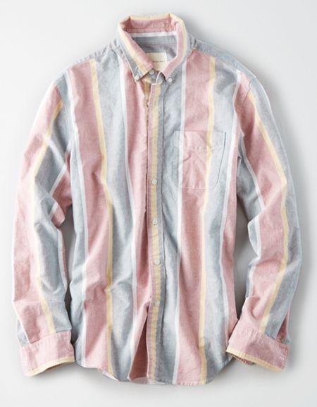 American Eagle Outfitters Ae Oxford Button Down Shirt