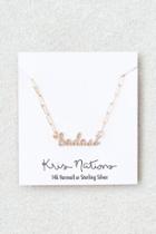 American Eagle Outfitters Kris Nations Script Bracelet