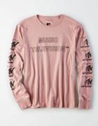 American Eagle Outfitters Ae X Mtv Long Sleeve Graphic Tee