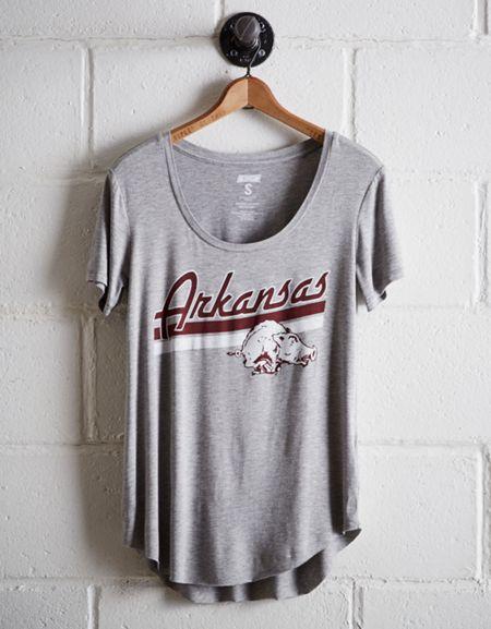 Tailgate Women's Arkansas Scoop Neck Tee