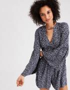American Eagle Outfitters Ae Bell Sleeve Romper