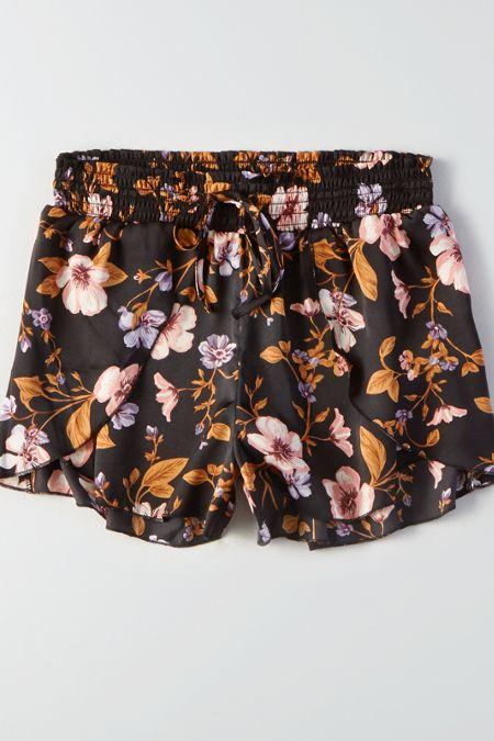 American Eagle Outfitters Ae Silky Petal-front Soft Shorts