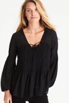 American Eagle Outfitters Ae Smocked Flowy Top