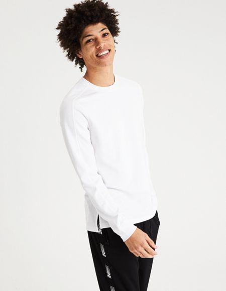 American Eagle Outfitters Ae Active Long Sleeve Fleece Lined Tee