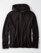 American Eagle Outfitters Ae Washed Long Sleeve Hoodie Tee
