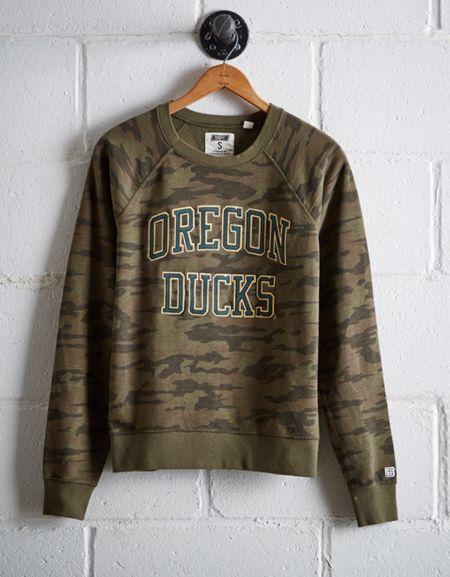 Tailgate Women's Oregon Camo Fleece Sweatshirt