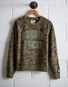 Tailgate Women's Oregon Camo Fleece Sweatshirt