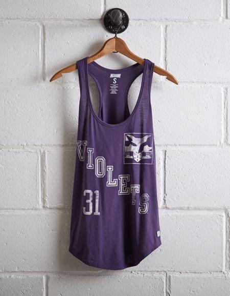 Tailgate Women's Nyu Racerback Tank